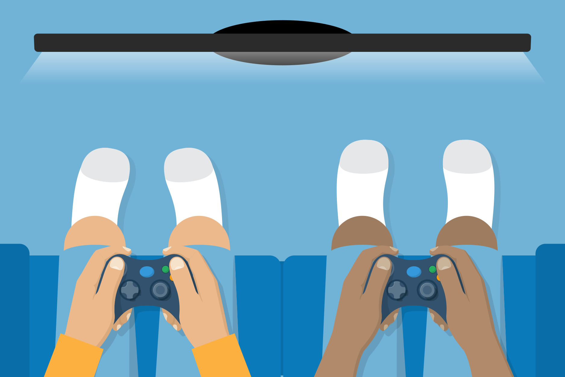 Free: Advantages and benefits of playing video games Free Vector 