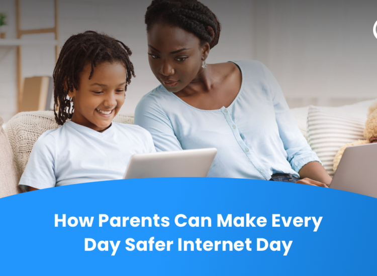 A mother and daughter sitting on a couch with a tablet.