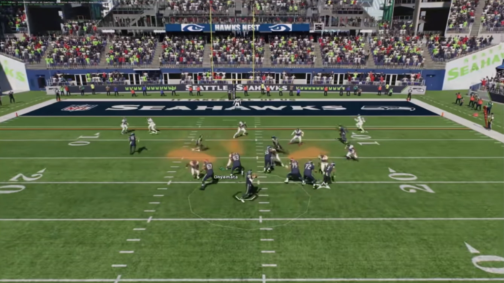 Gameplay of Madden NFL 26. 