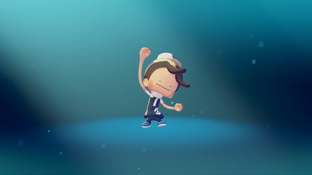 A ditto impersonating a human in Pokemon Pokopia. 